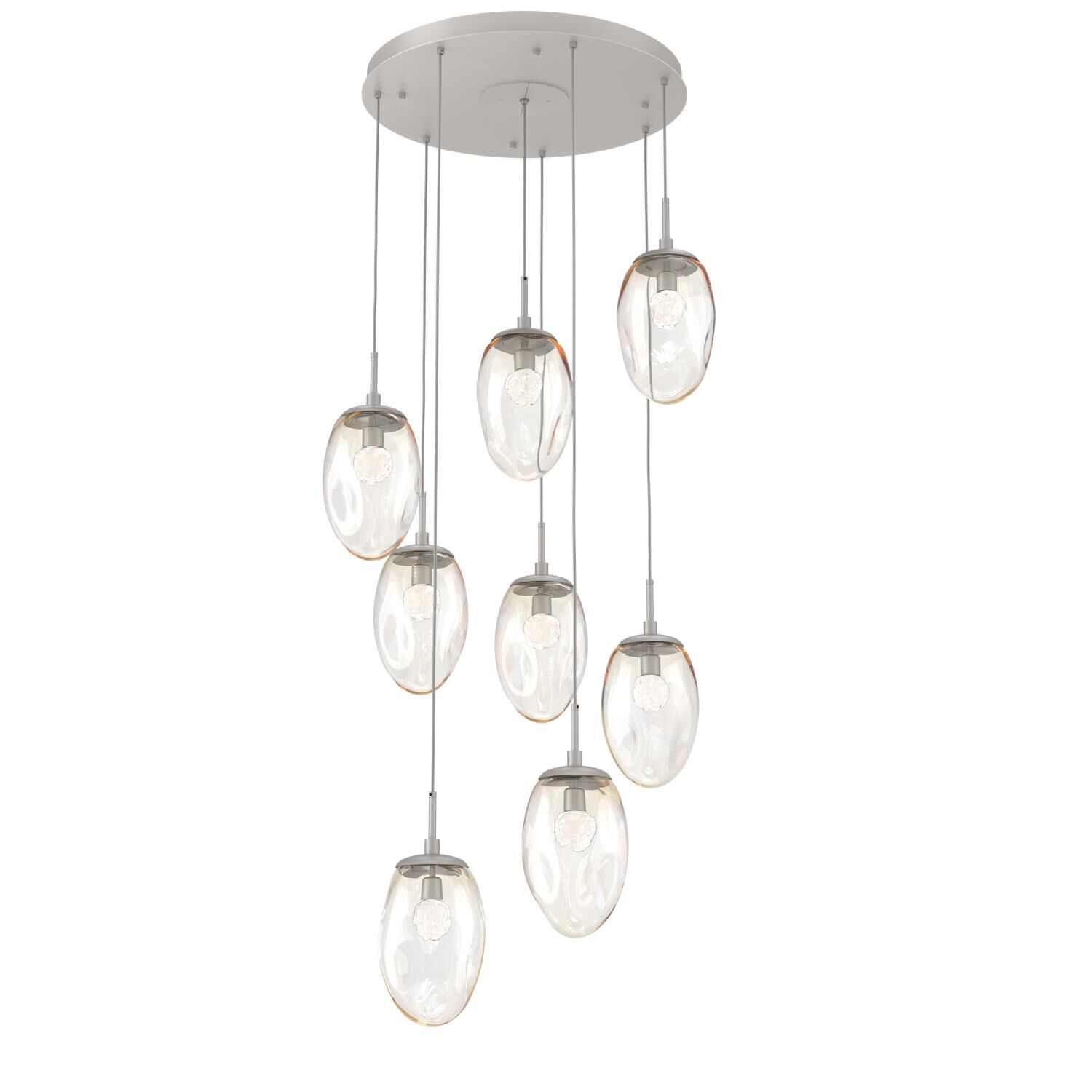 Levi Wilson Nebula 31 Inch 8 Light LED Multi Light Pendant by Hammerton Studio