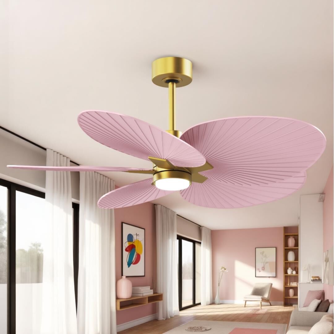Alessandra Tropical Outdoor Rated 48 Inch Ceiling Fan with Light Kit by Matthews Fan Company