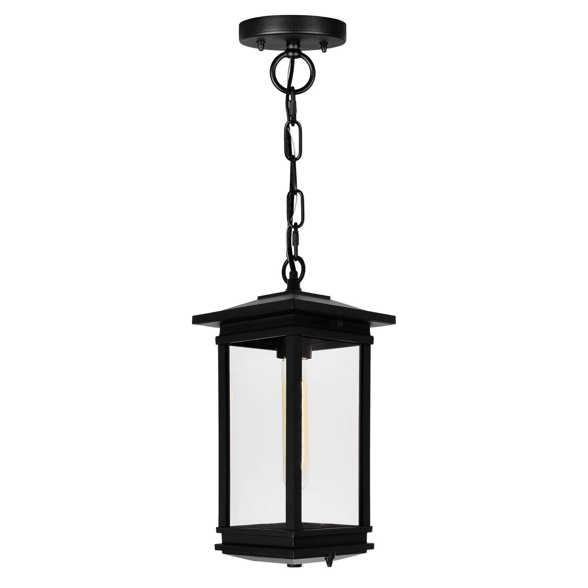 CWI Lighting Oakwood 15 Inch Tall Outdoor Hanging Lantern