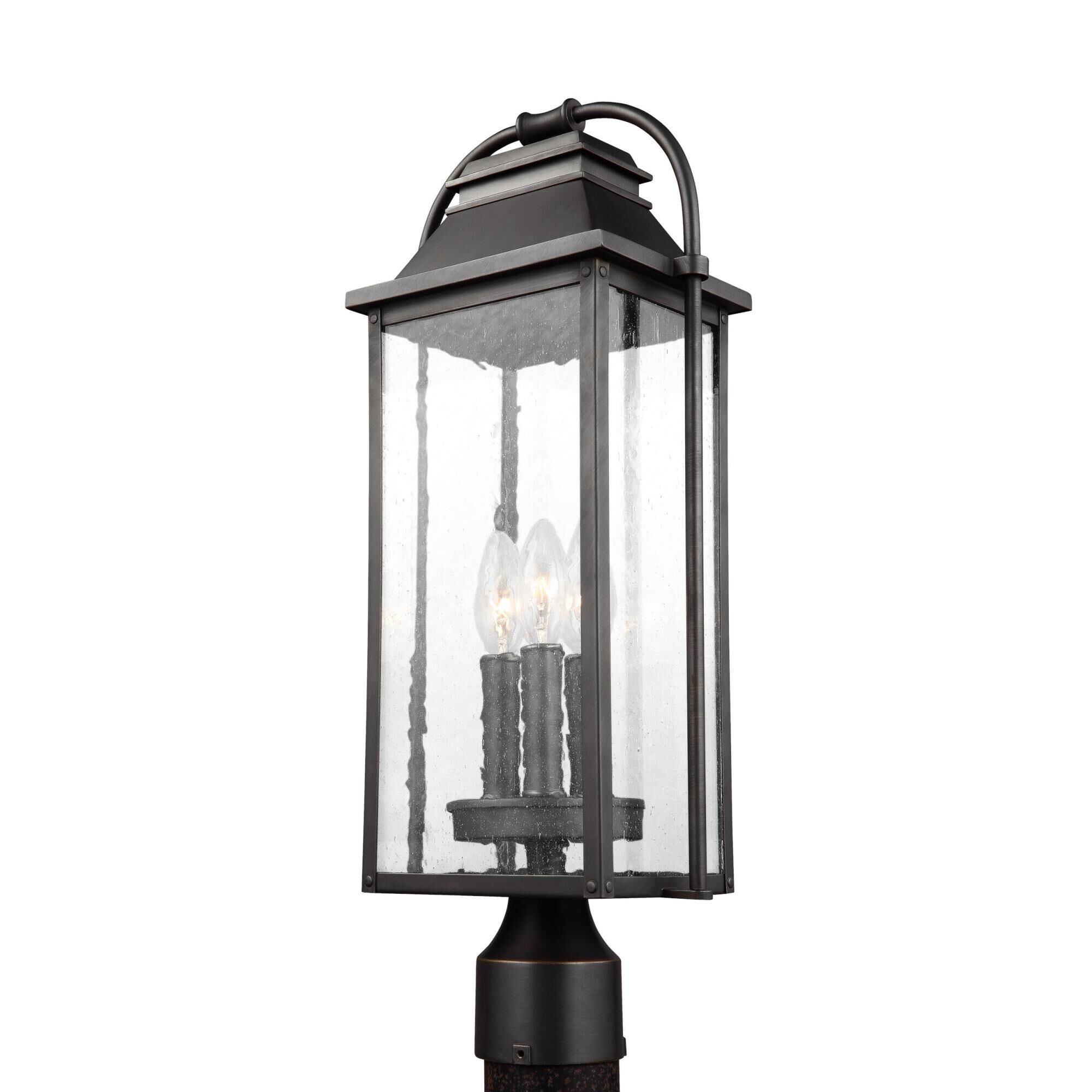 Sean Lavin Wellsworth 20 Inch Tall 3 Light Outdoor Post Lamp by Visual Comfort Studio Collection