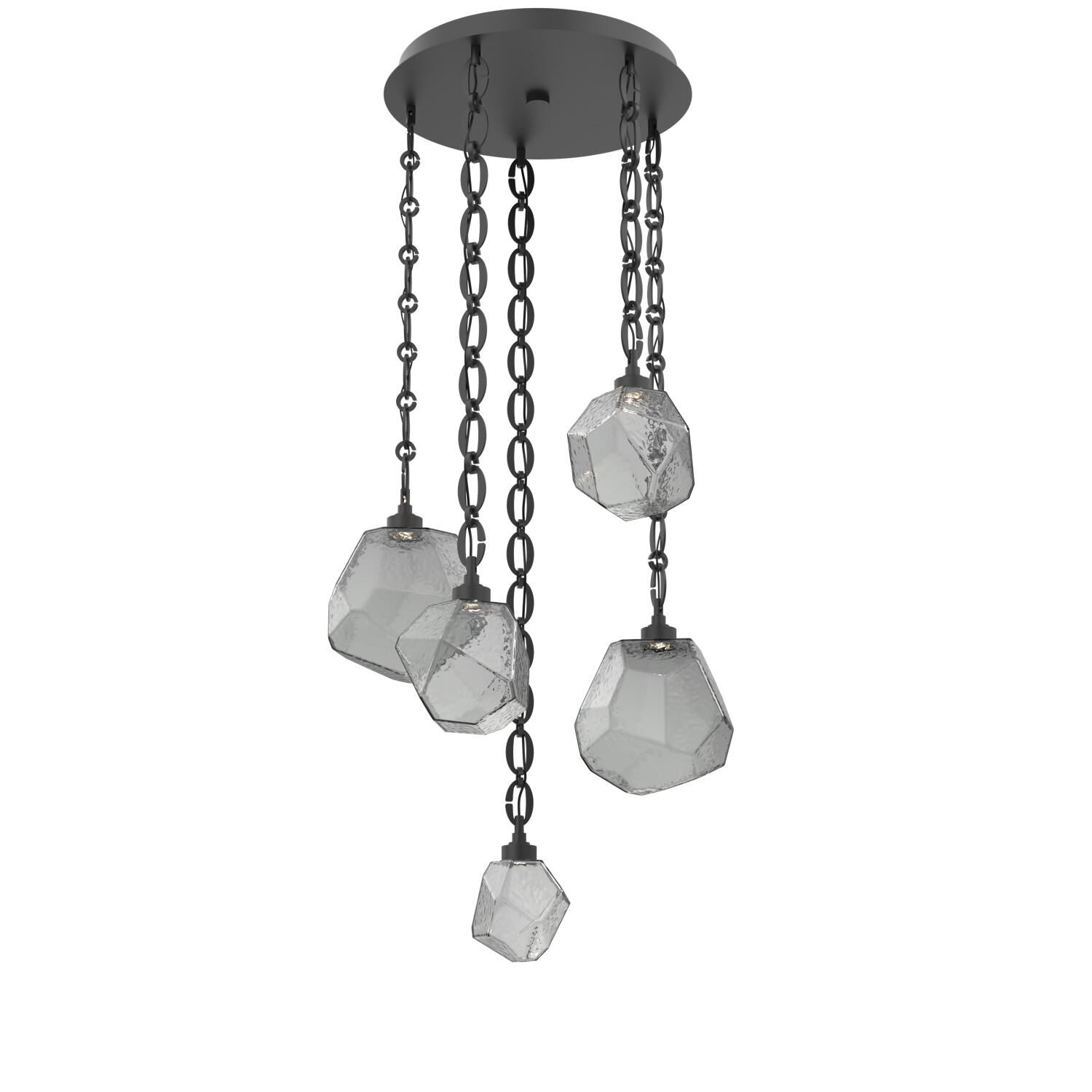 Shown in Matte Black finish and Smoke glass