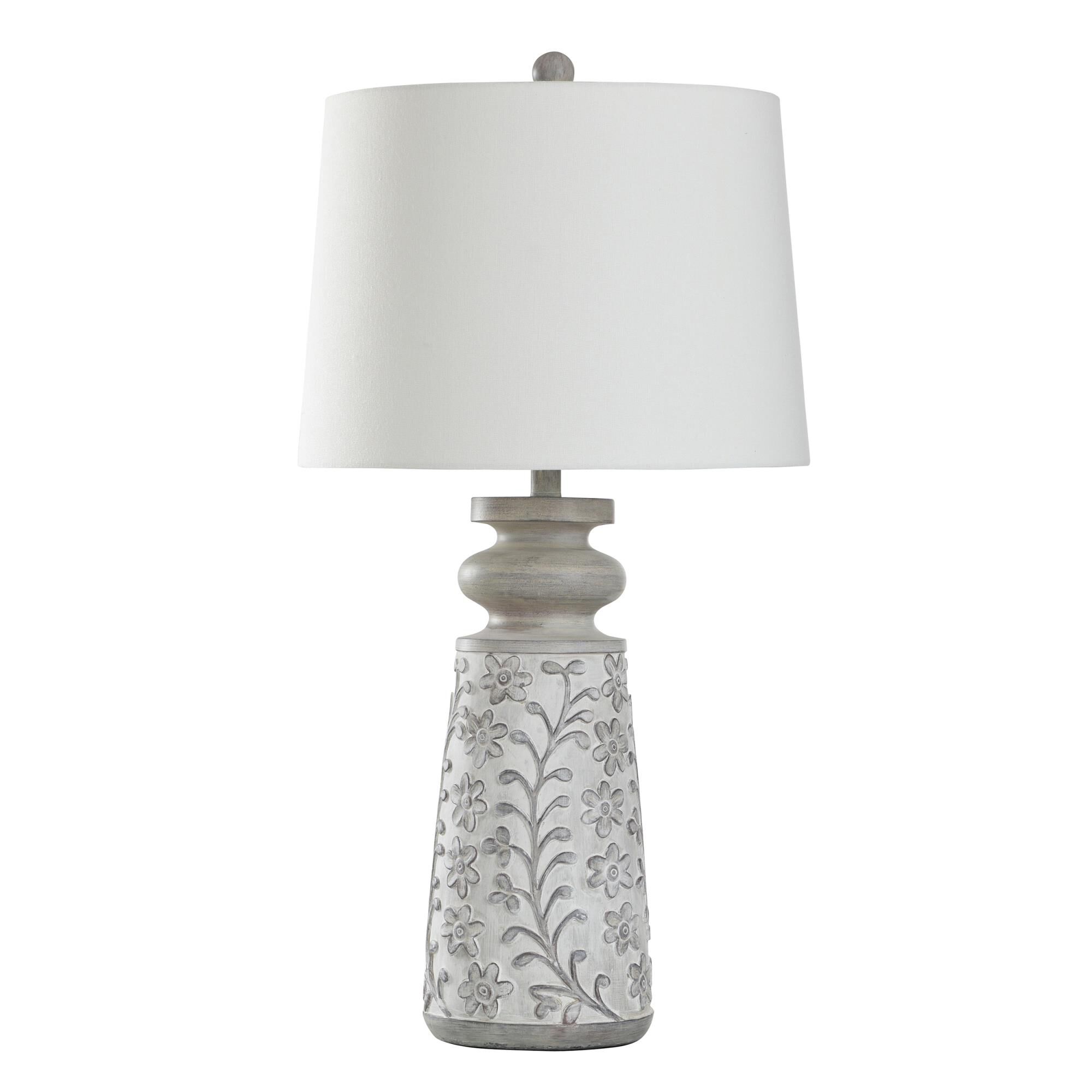 Shown in Grey finish and Off-White shade