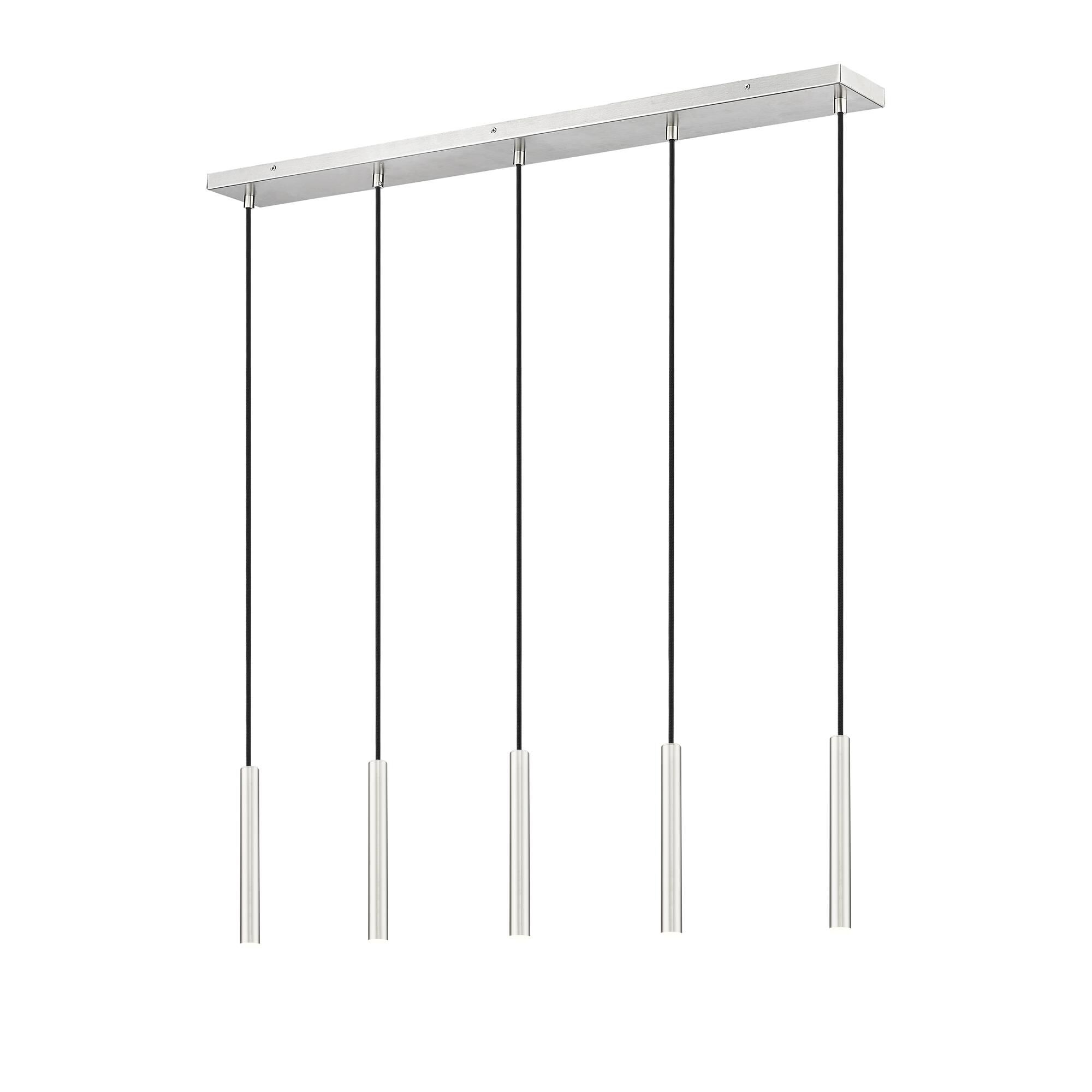 Shown in Brushed Nickel finish and Brushed Nickel glass and Brushed Nickel shade