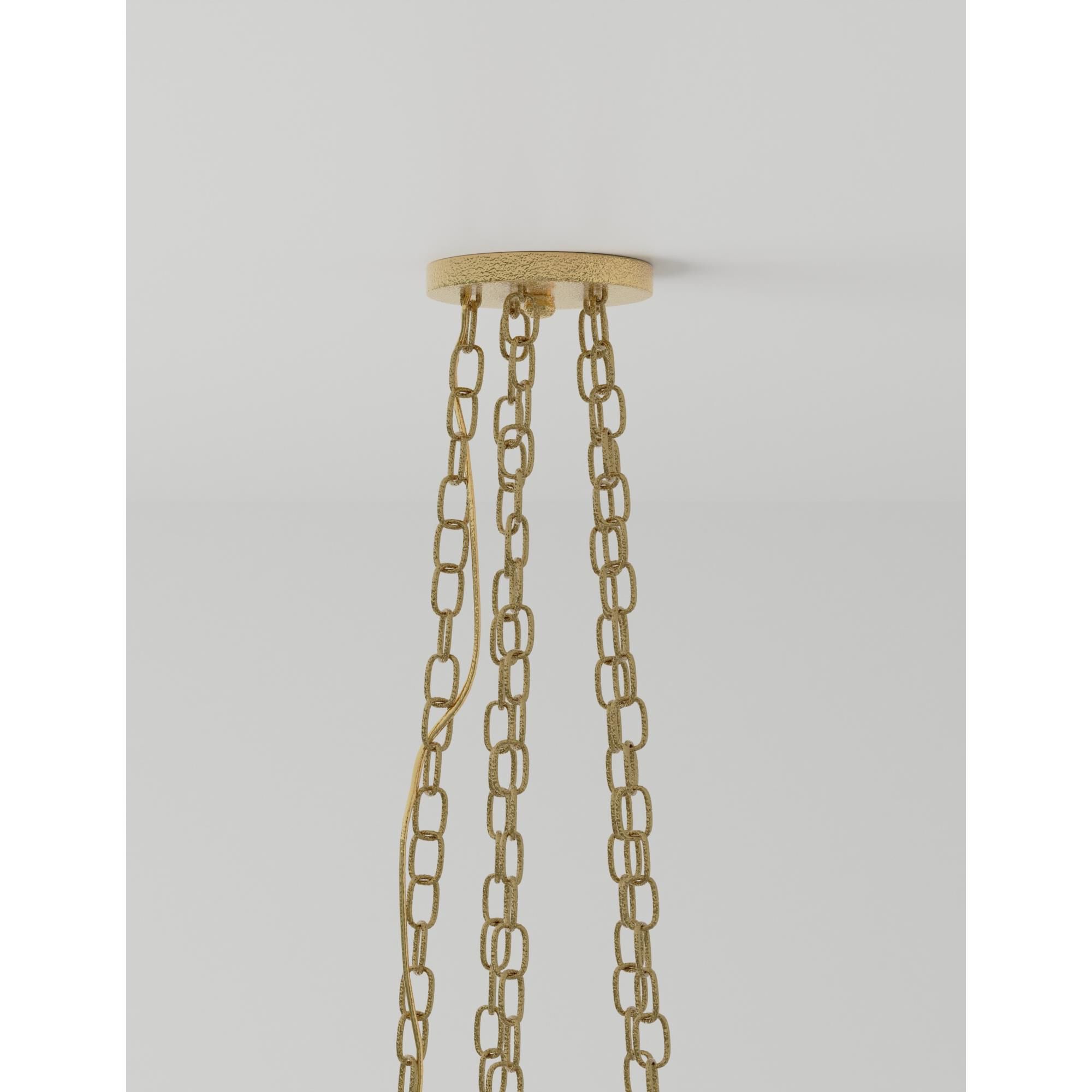 Forest Light The Aviva Stanoff 62 Inch 10 Light Chandelier by Currey and Company