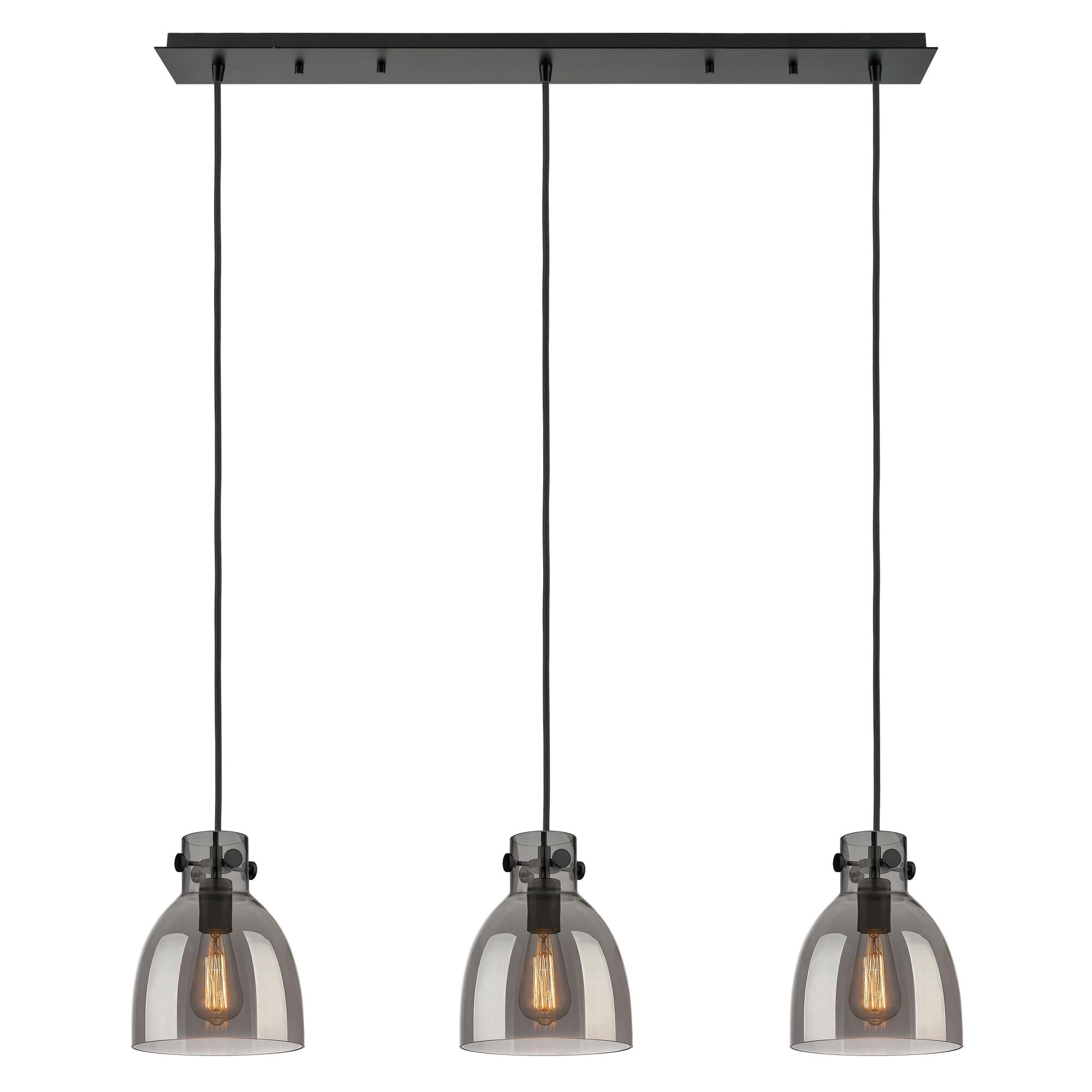 Bruno Marashlian Newton Bell 39 Inch 3 Light Linear Suspension Light by Innovations Lighting