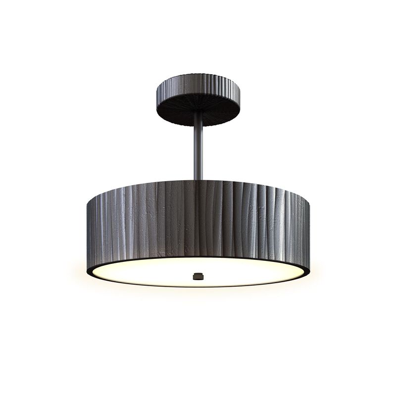 Alan Pepin Kensington 2 Light Semi Flush Mount by Alora Lighting