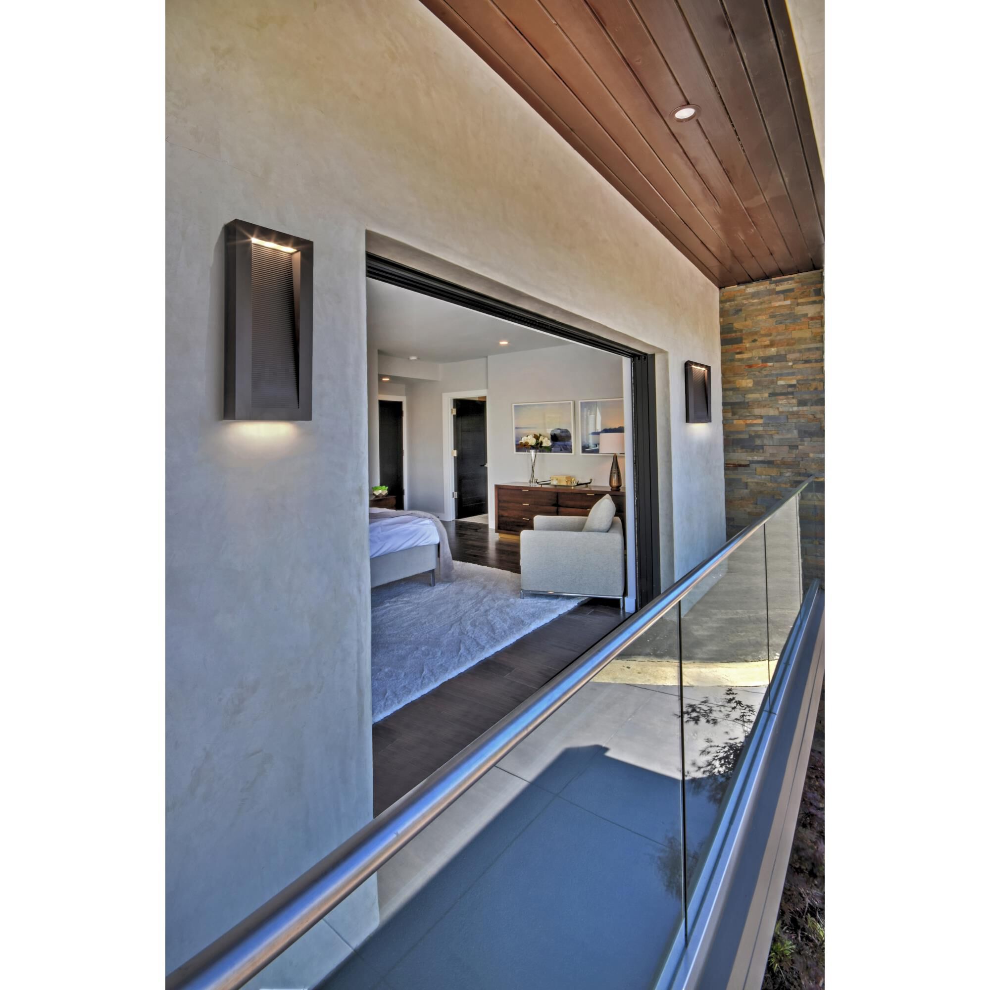 Avenue 22 Inch Tall 2 Light LED Outdoor Wall Light by Maxim Lighting