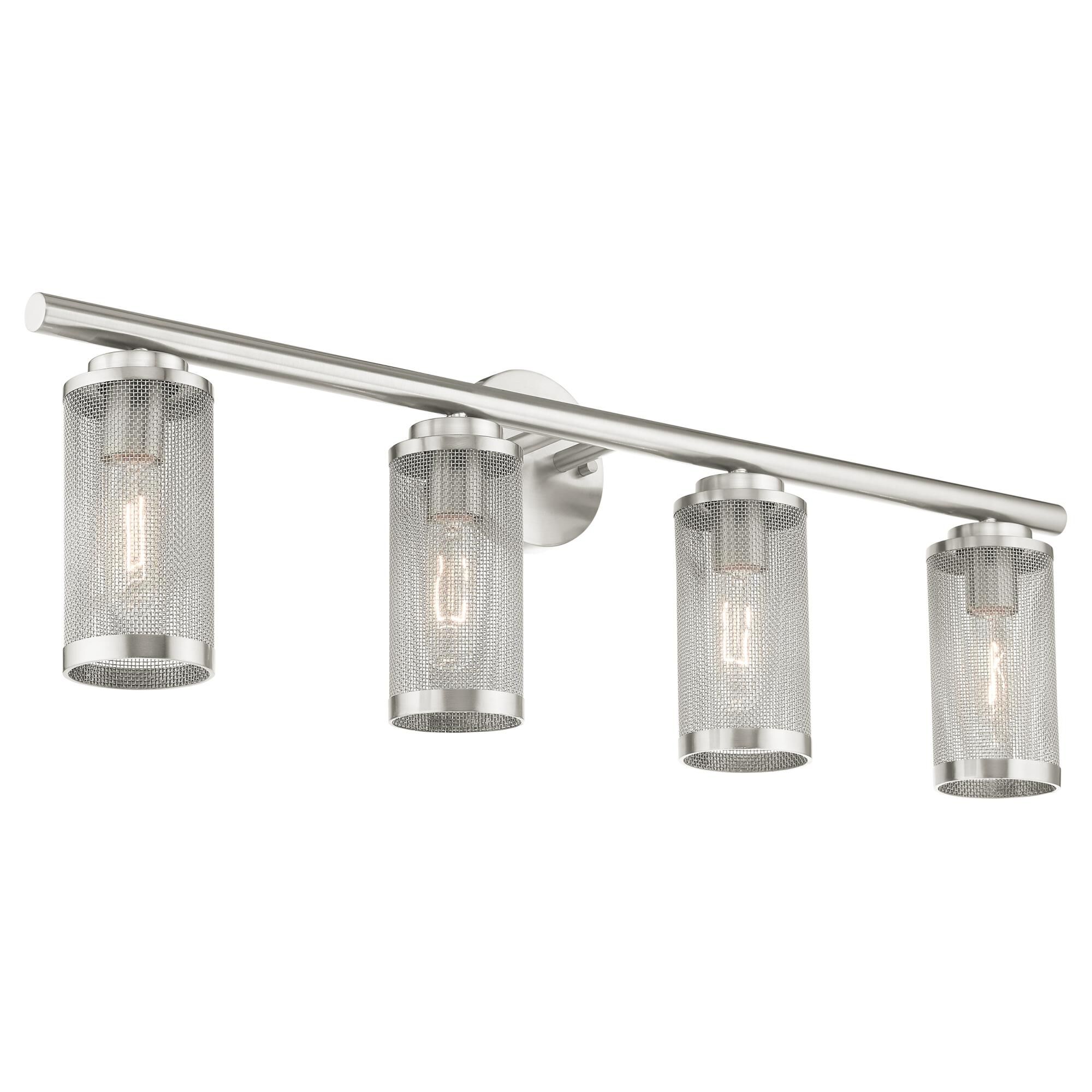 Industro 35 Inch 4 Light Bath Vanity Light by Livex Lighting