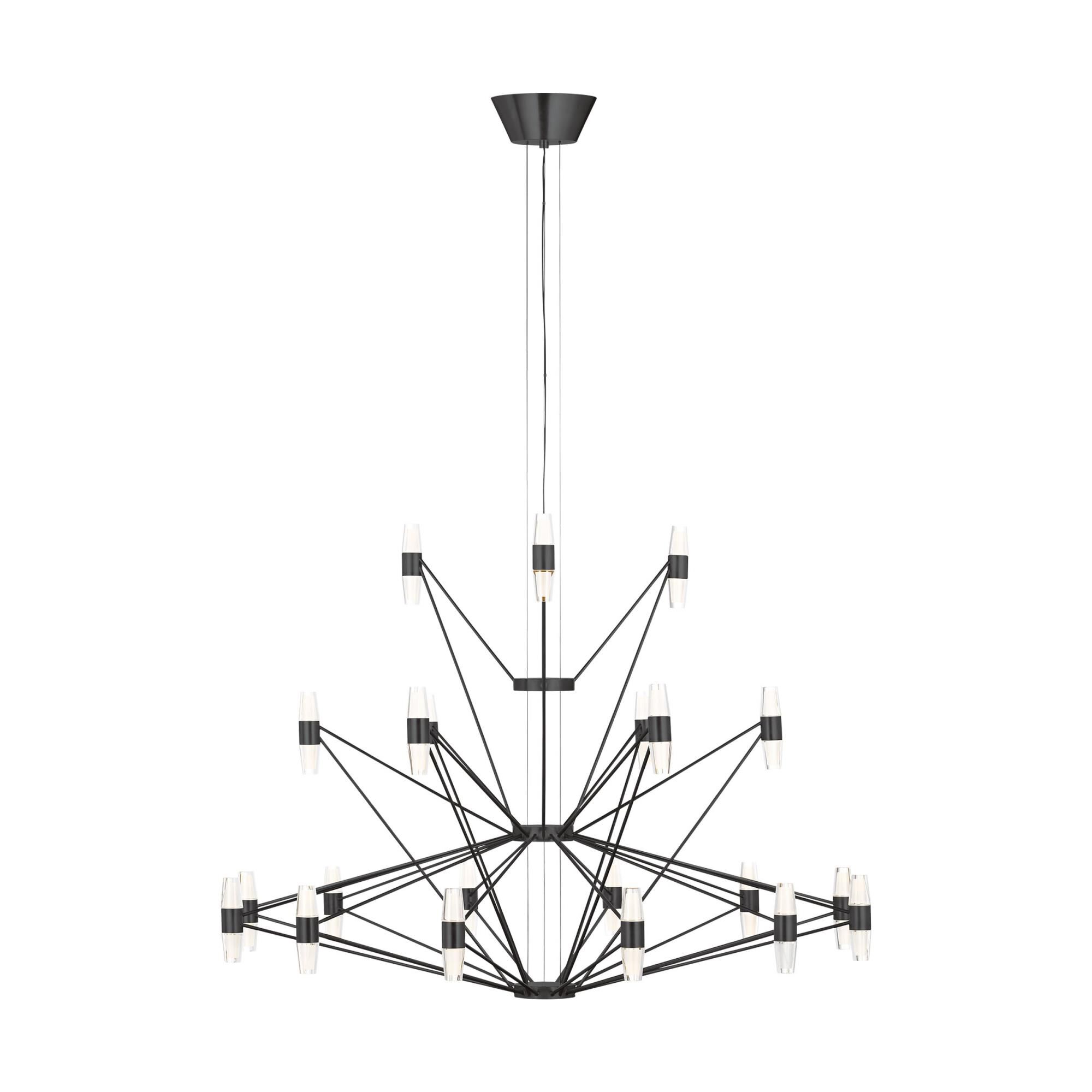 Sean Lavin Lassell 46 Inch 42 Light Chandelier by Visual Comfort Modern Collection