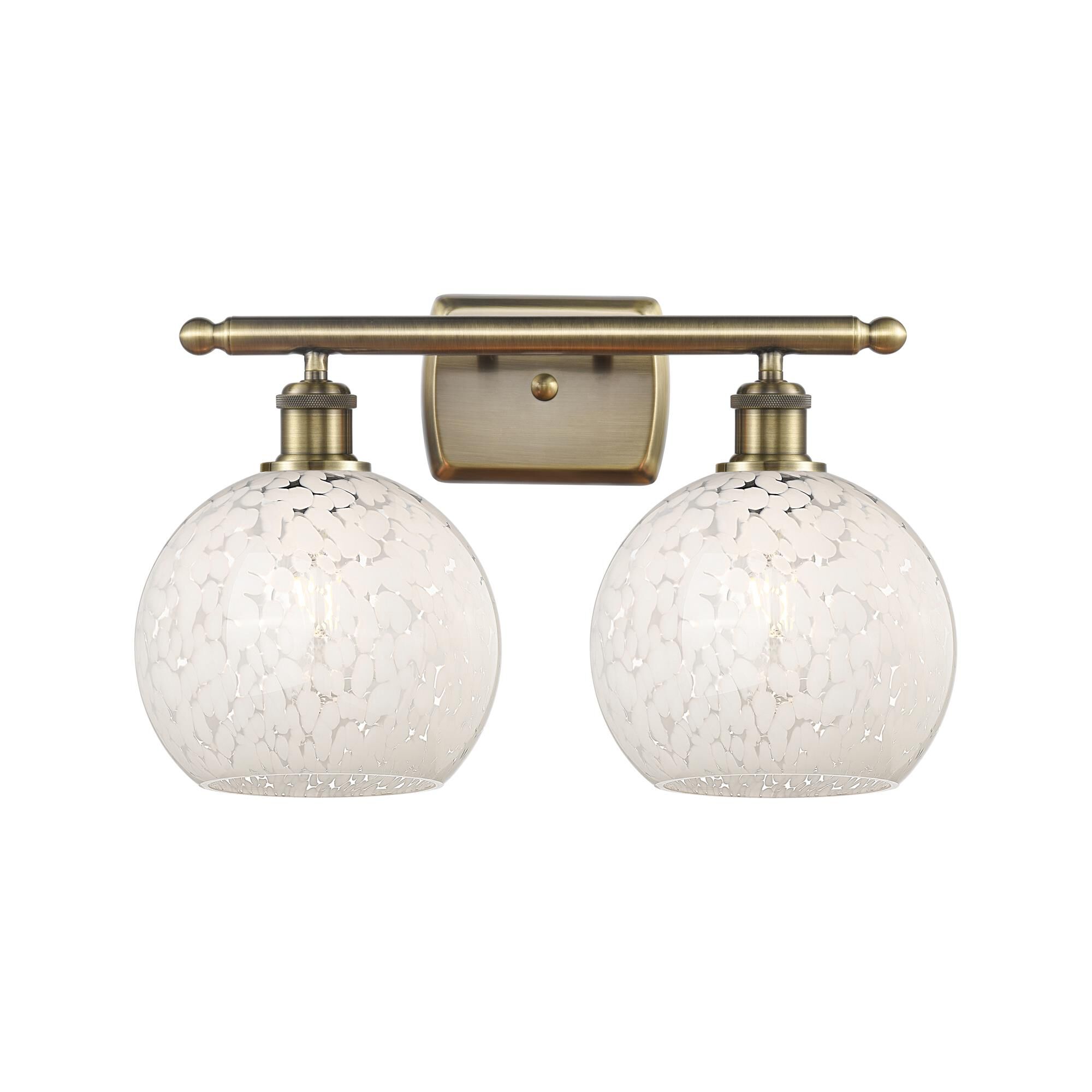 Bruno Marashlian White Mouchette 18 Inch Bath Vanity Light by Innovations Lighting
