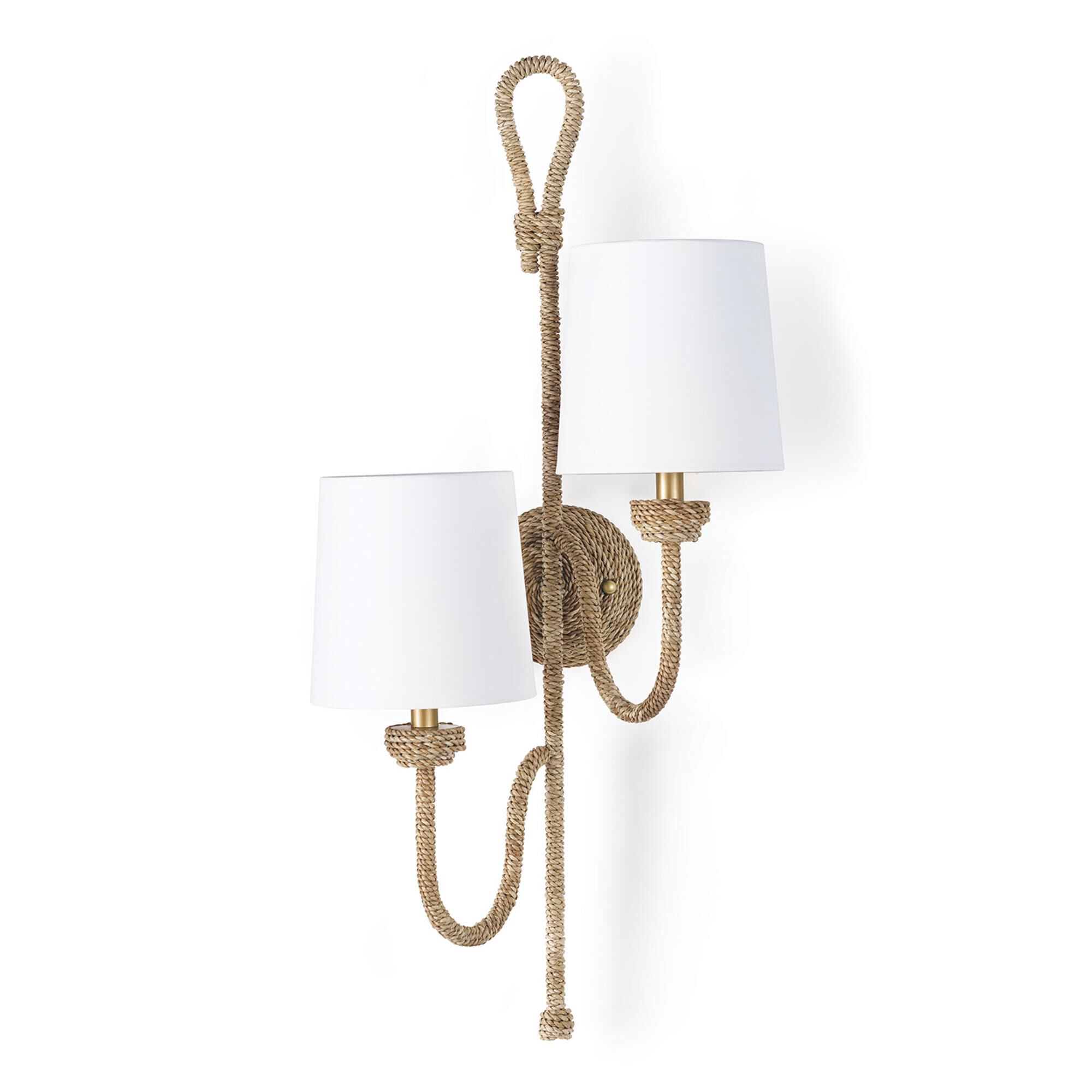 Shown in Natural finish and Linen shade