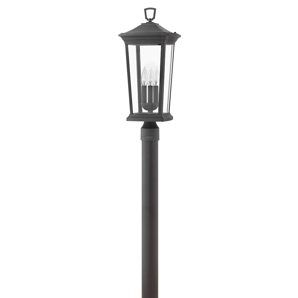 Bromley 22 Inch Tall 3 Light Outdoor Post Lamp by Hinkley Lighting