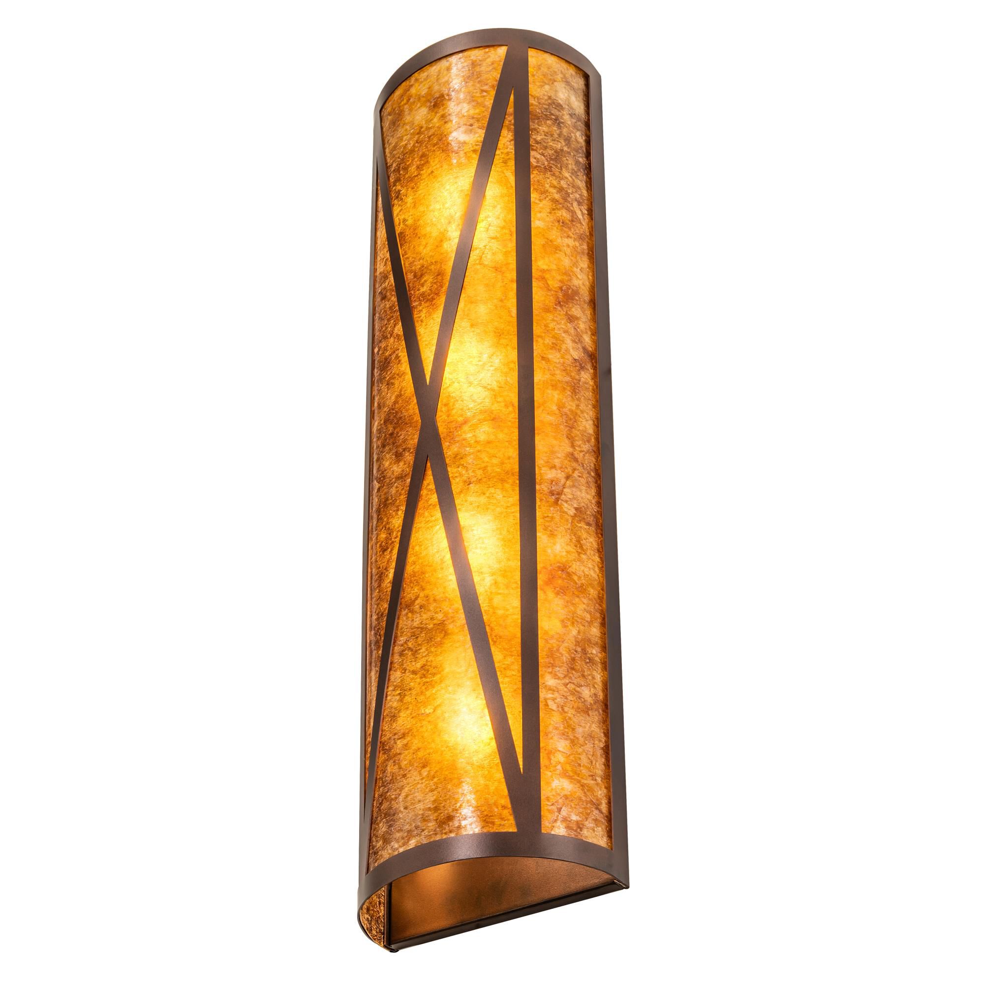 Saltire Craftsman 30 Inch Tall 4 Light Outdoor Wall Light by Meyda Lighting