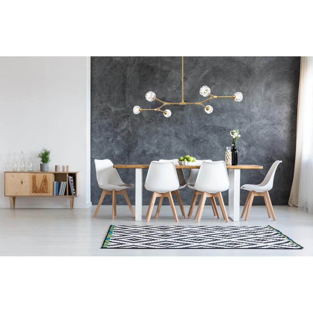 Zayne 49 Inch LED Large Pendant by Elegant Lighting