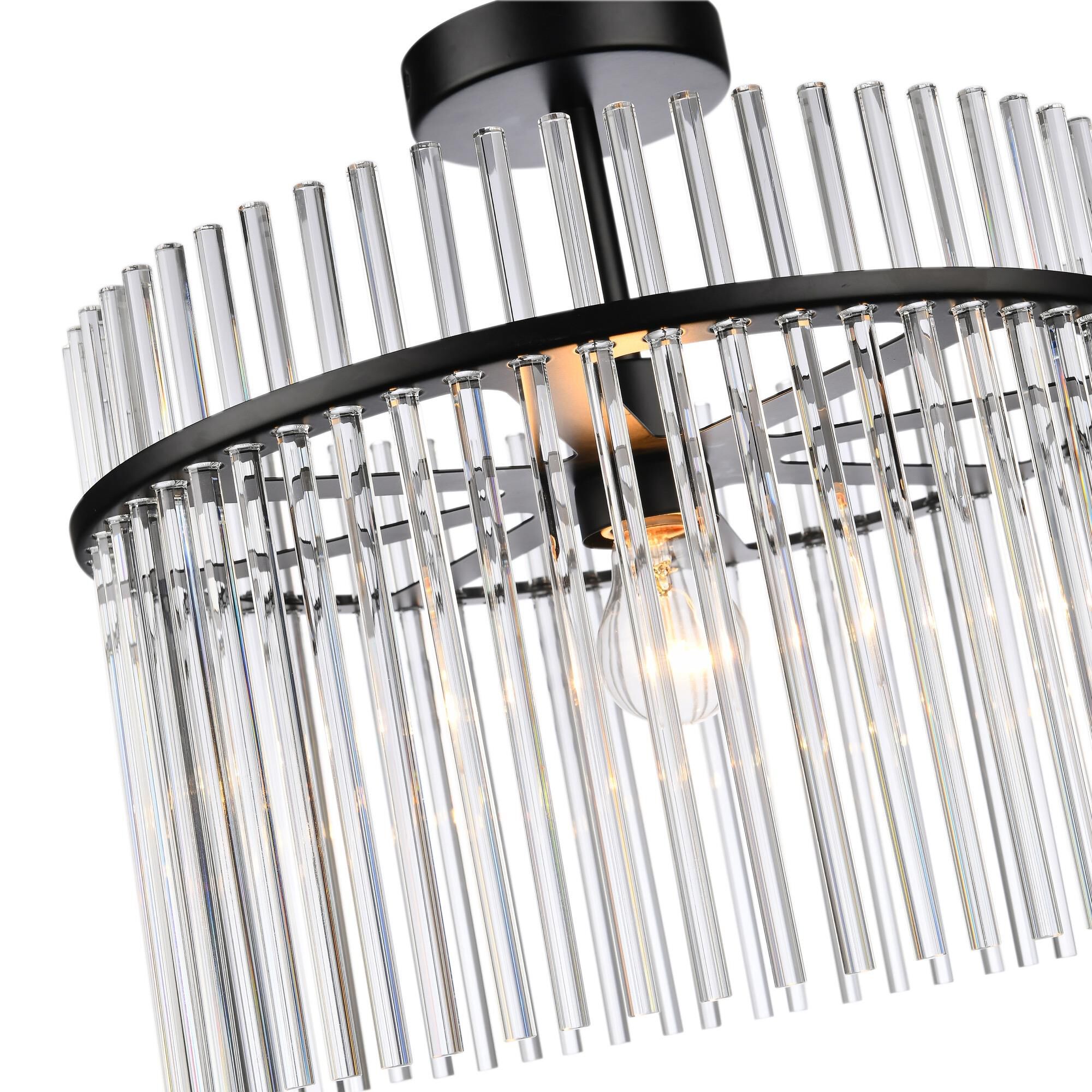 Ava 16 Inch Semi Flush Mount by Artcraft