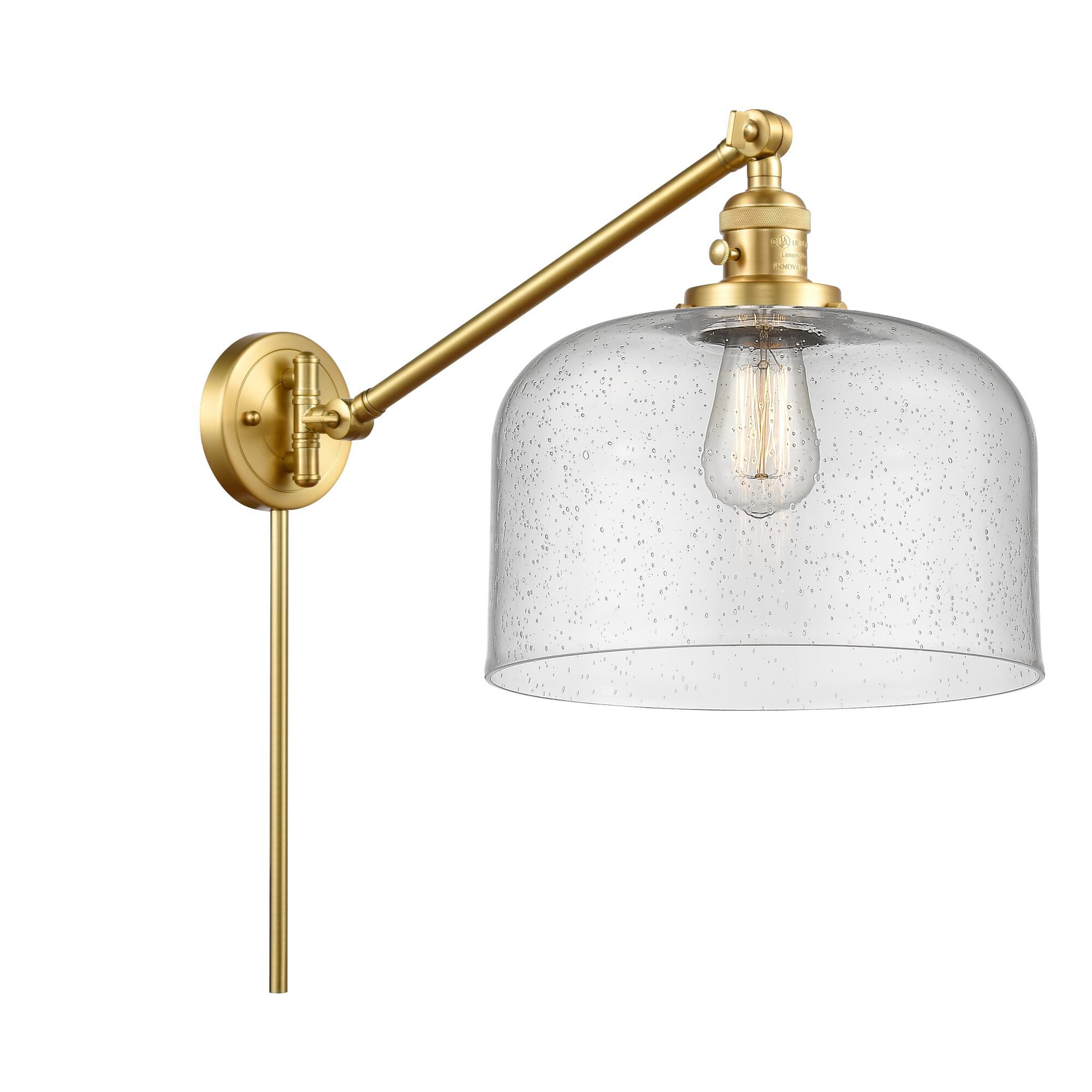 Bruno Marashlian X-Large Bell Wall Swing Lamp by Innovations Lighting