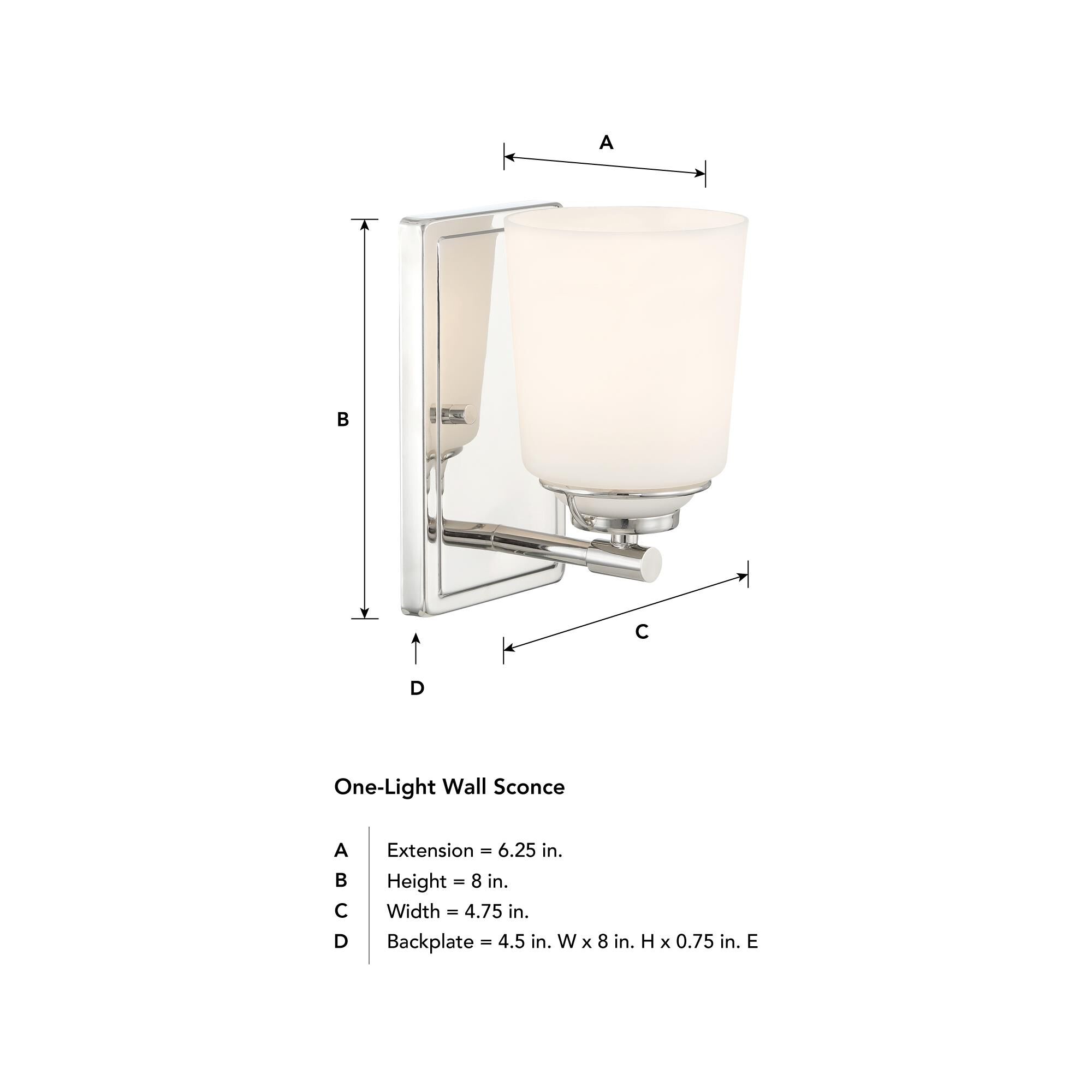 Shown in Polished Nickel finish and Etched Opal glass