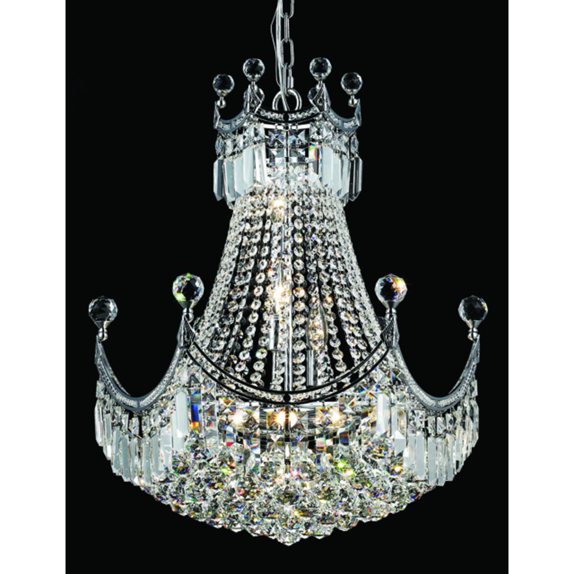 Corona 20 Inch Large Pendant by Elegant Lighting
