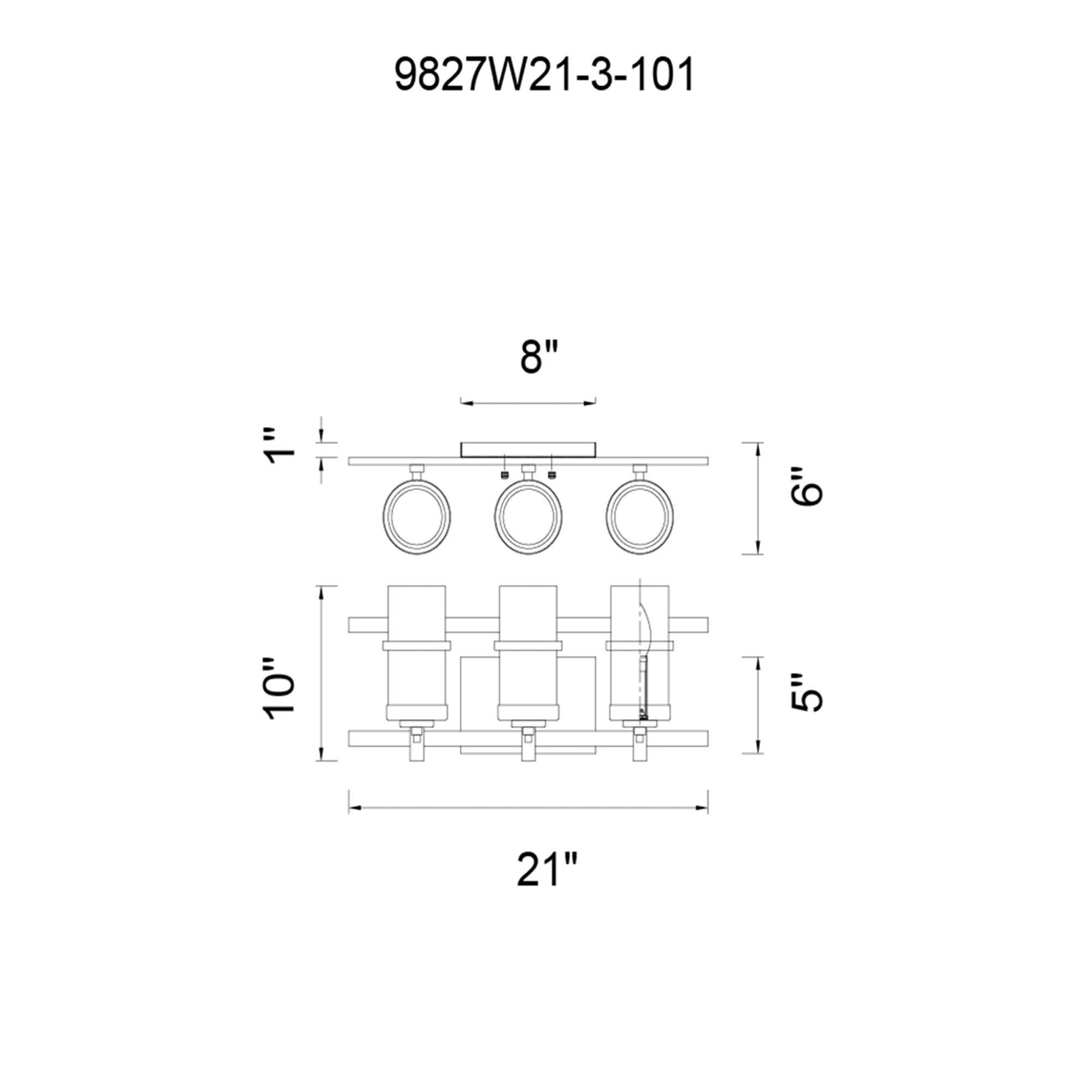Sierra 21 Inch Wall Sconce by CWI Lighting