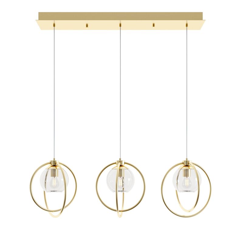 Jamie 36 Inch 3 Light Linear Suspension Light by AFX Lighting