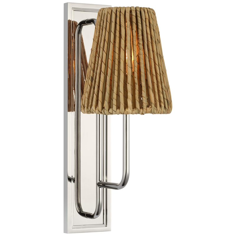 Visual Comfort Signature Collection Amber Lewis Rui 14 Inch LED Wall Sconce