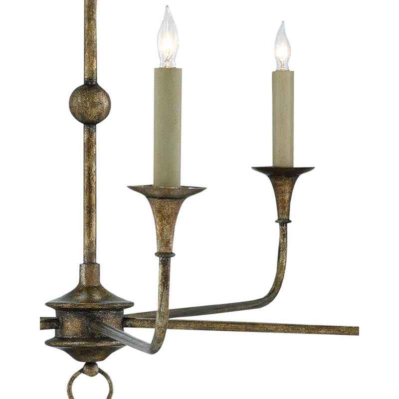 Nottaway Medium Chandelier by Currey & Company