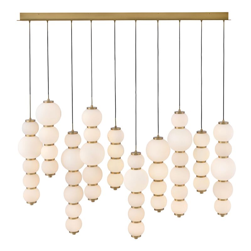 Trigo Medium Linear Chandelier by Hinkley