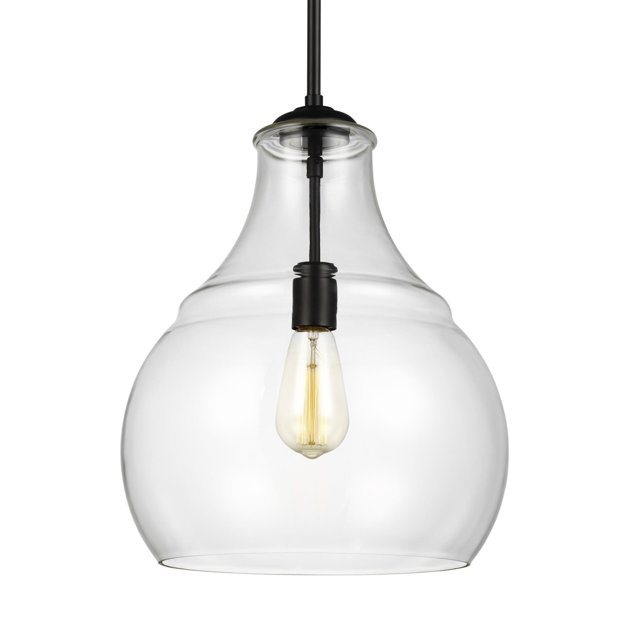 Shown in Oil Rubbed Bronze finish and Clear glass