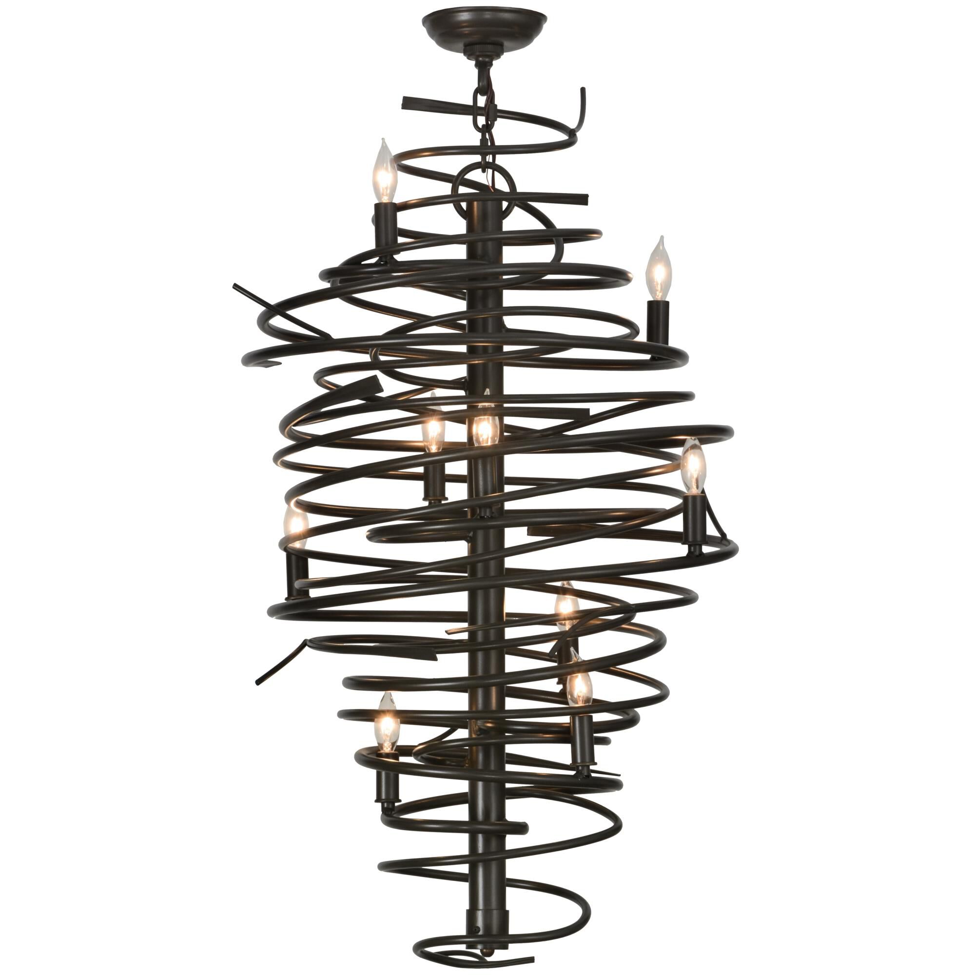 21 Inch 9 Light Mini Chandelier by Meyda Lighting