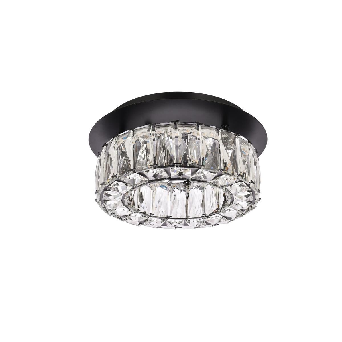 Monroe 12 Inch 1 Light LED Flush Mount by Elegant Lighting