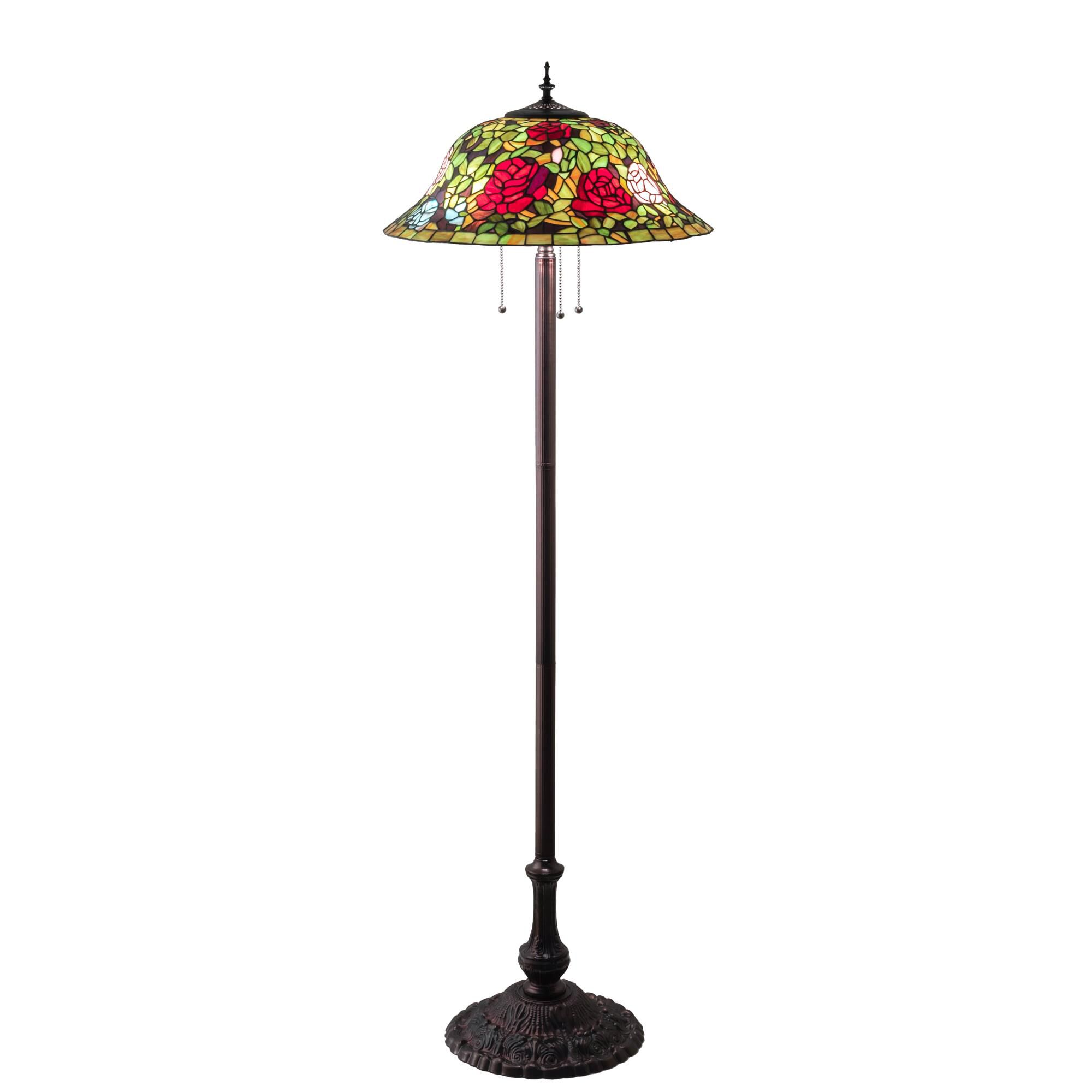 Tiffany Rosebush 62 Inch Floor Lamp by Meyda Lighting