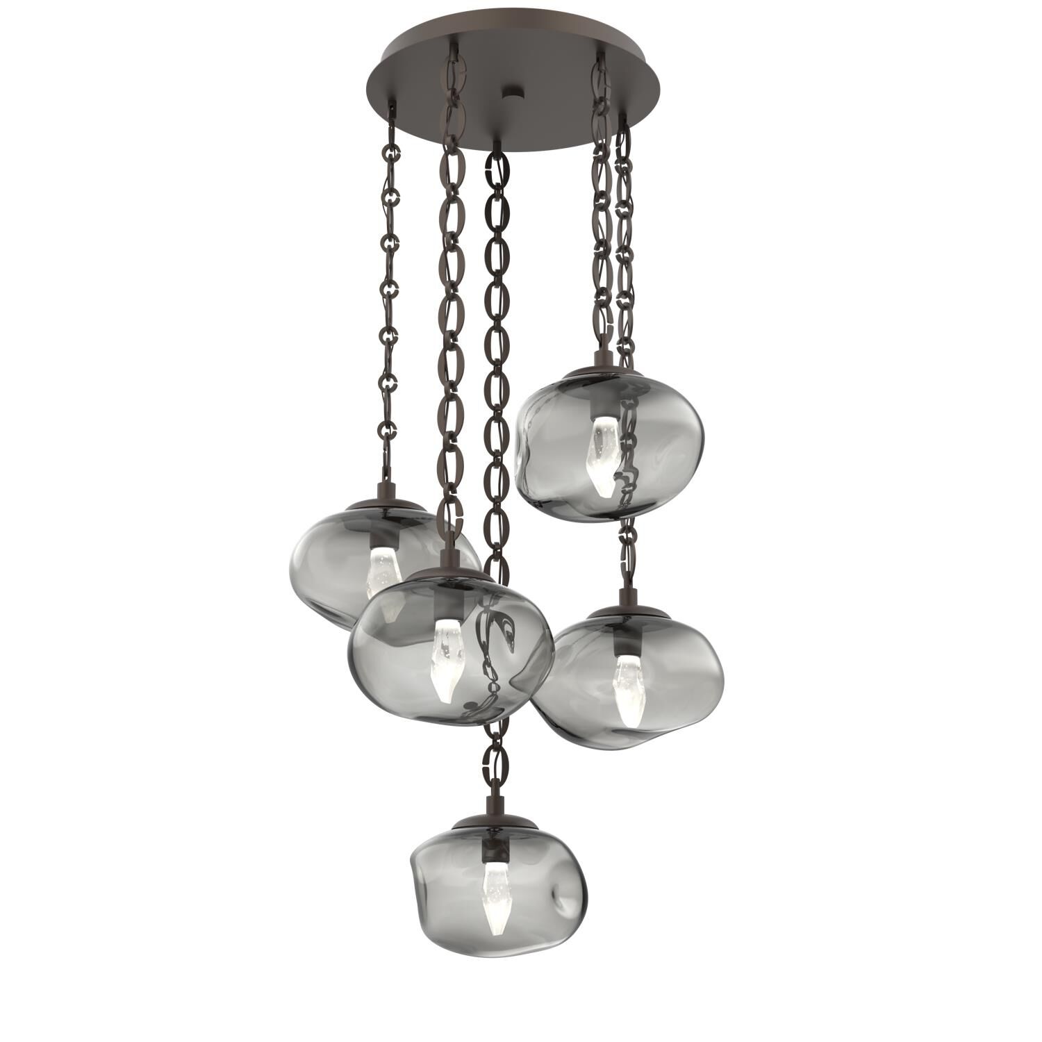 Levi Wilson Nova Led 24 Inch Multi Light Pendant by Hammerton Studio