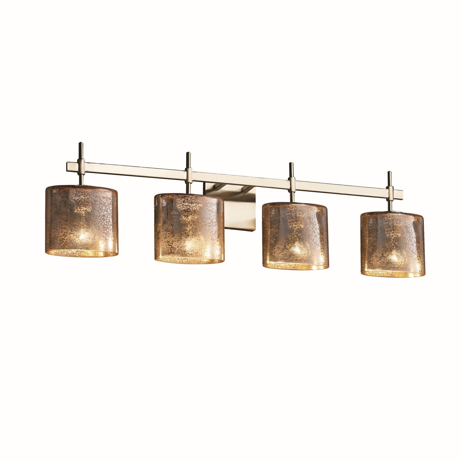 Fusion 33 Inch 4 Light Bath Vanity Light by Justice Design Group