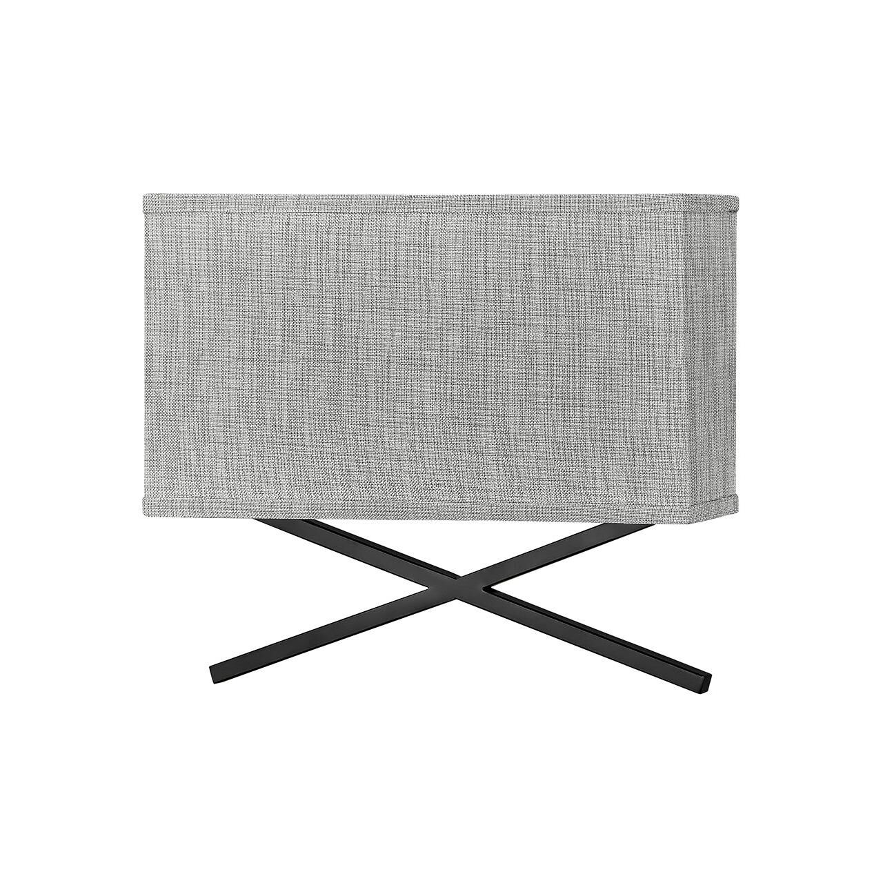 Shown in Black finish and Heathered Gray Slub shade