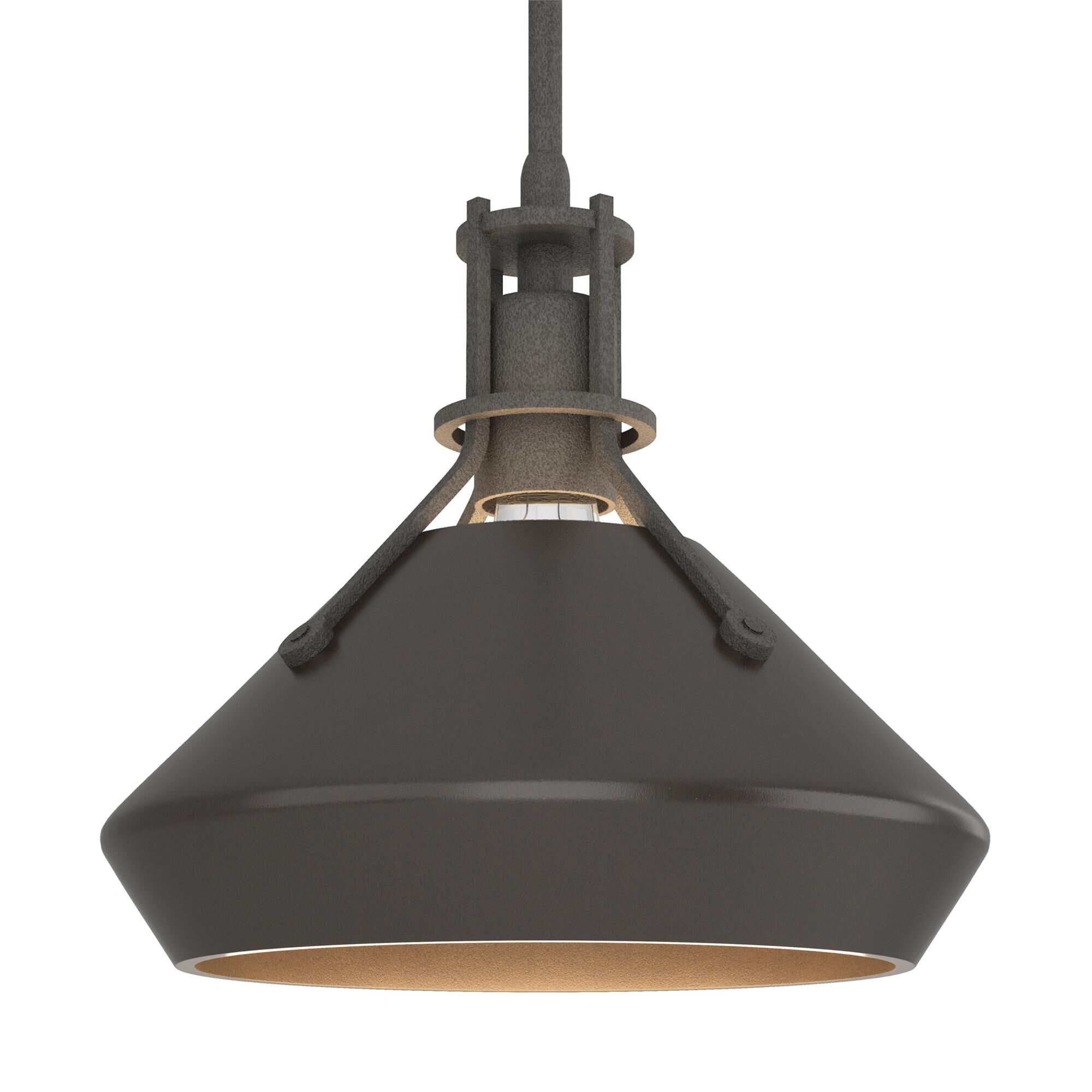 Shown in Natural Iron finish and Oil Rubbed Bronze  accent