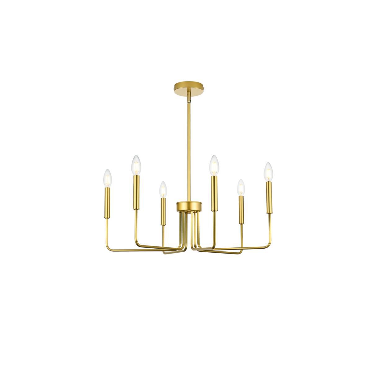 Willa 26 Inch Chandelier by Elegant Lighting