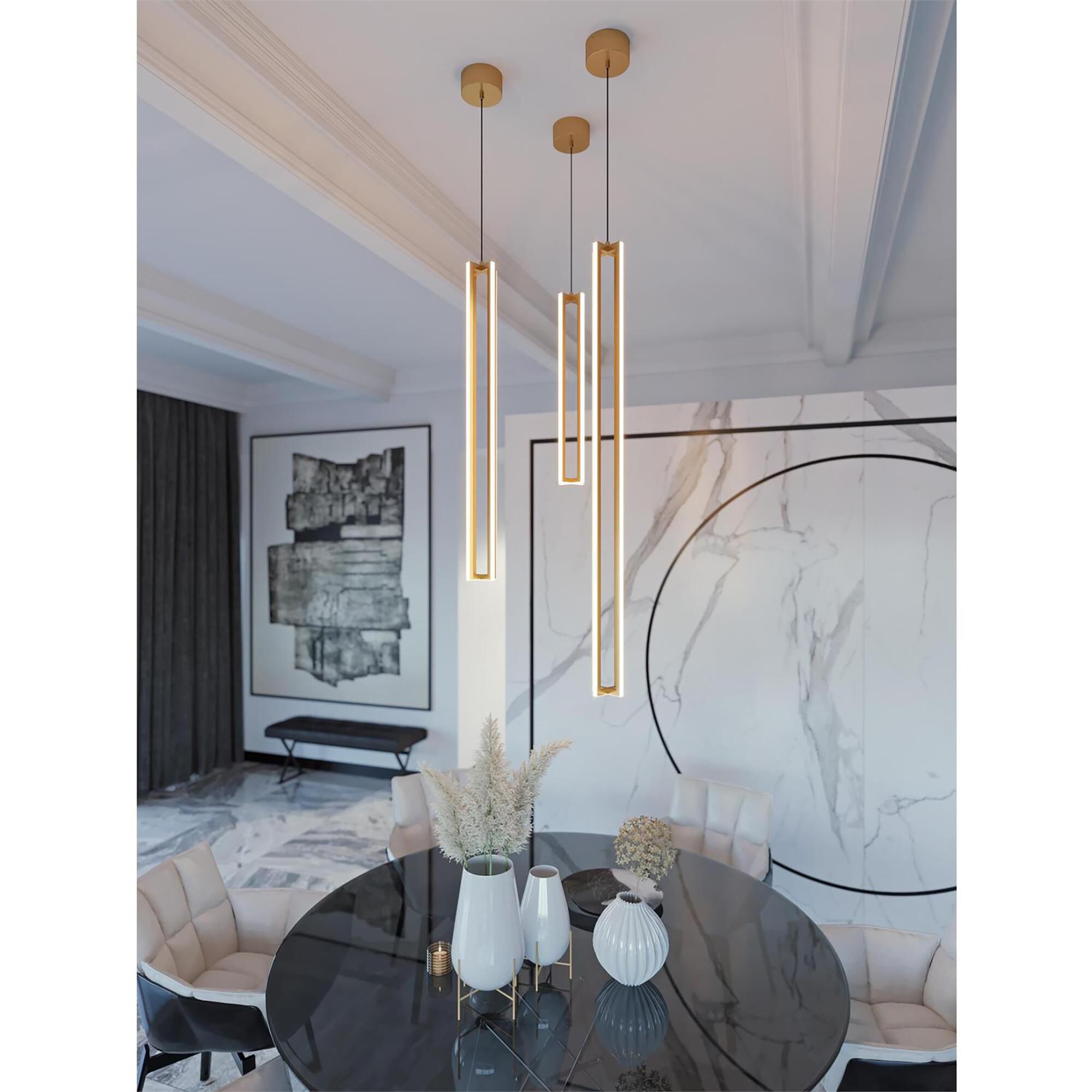 Shown in Gold finish