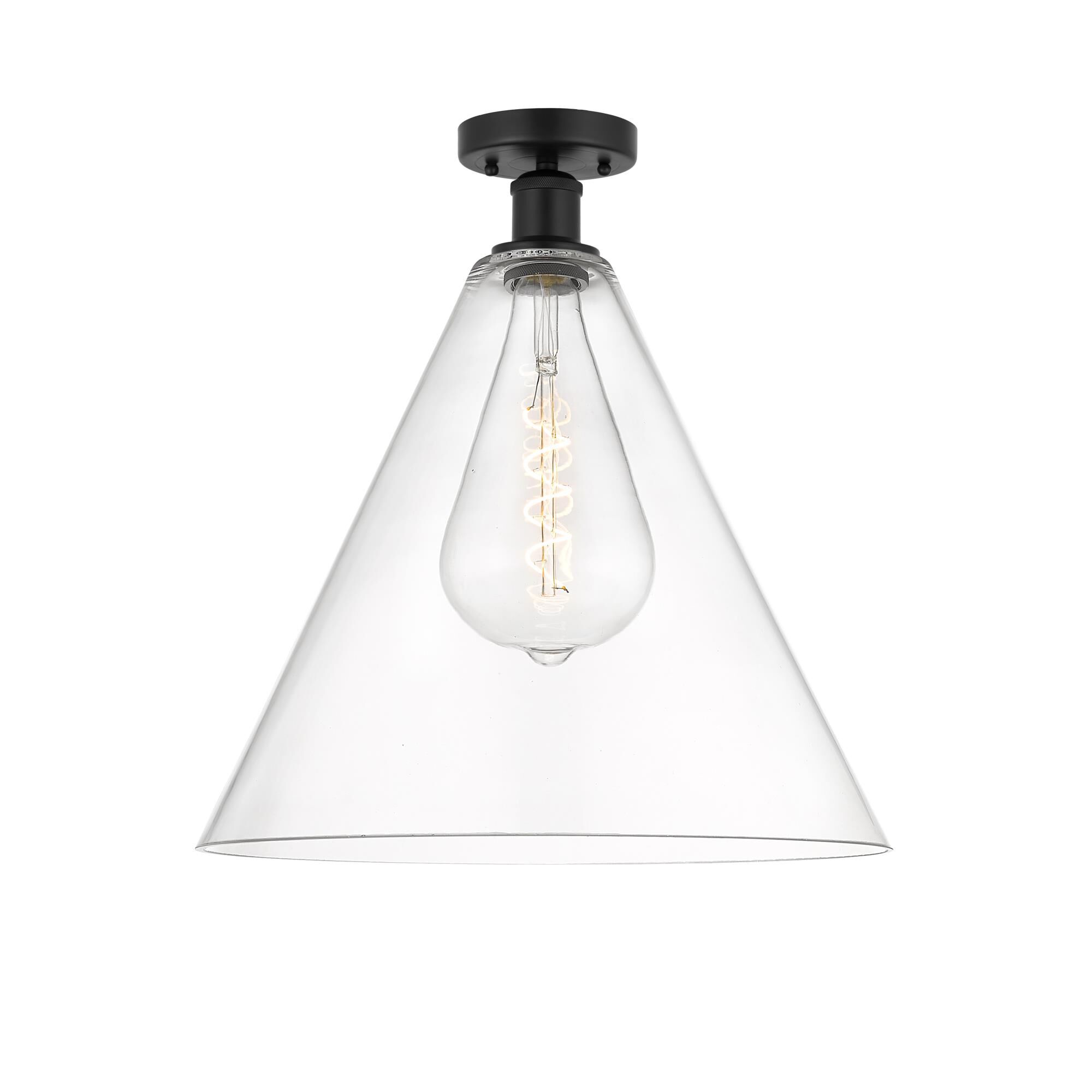 Bruno Marashlian Berkshire 16 Inch 1 Light Semi Flush Mount by Innovations Lighting