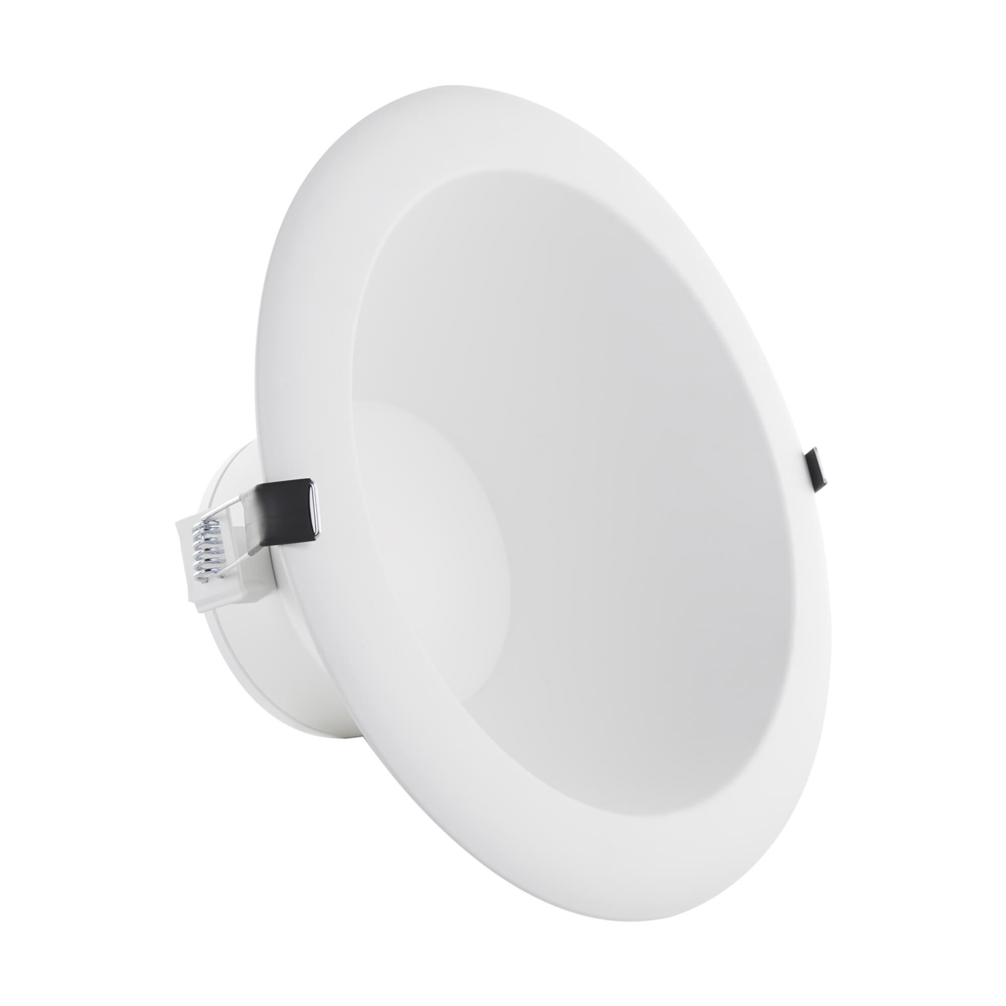 Colorquick 4 Inch 4 Inch 1 Light Dimmable 8 Watt Recessed Single Spot Downlights LED 80 Degree by Satco