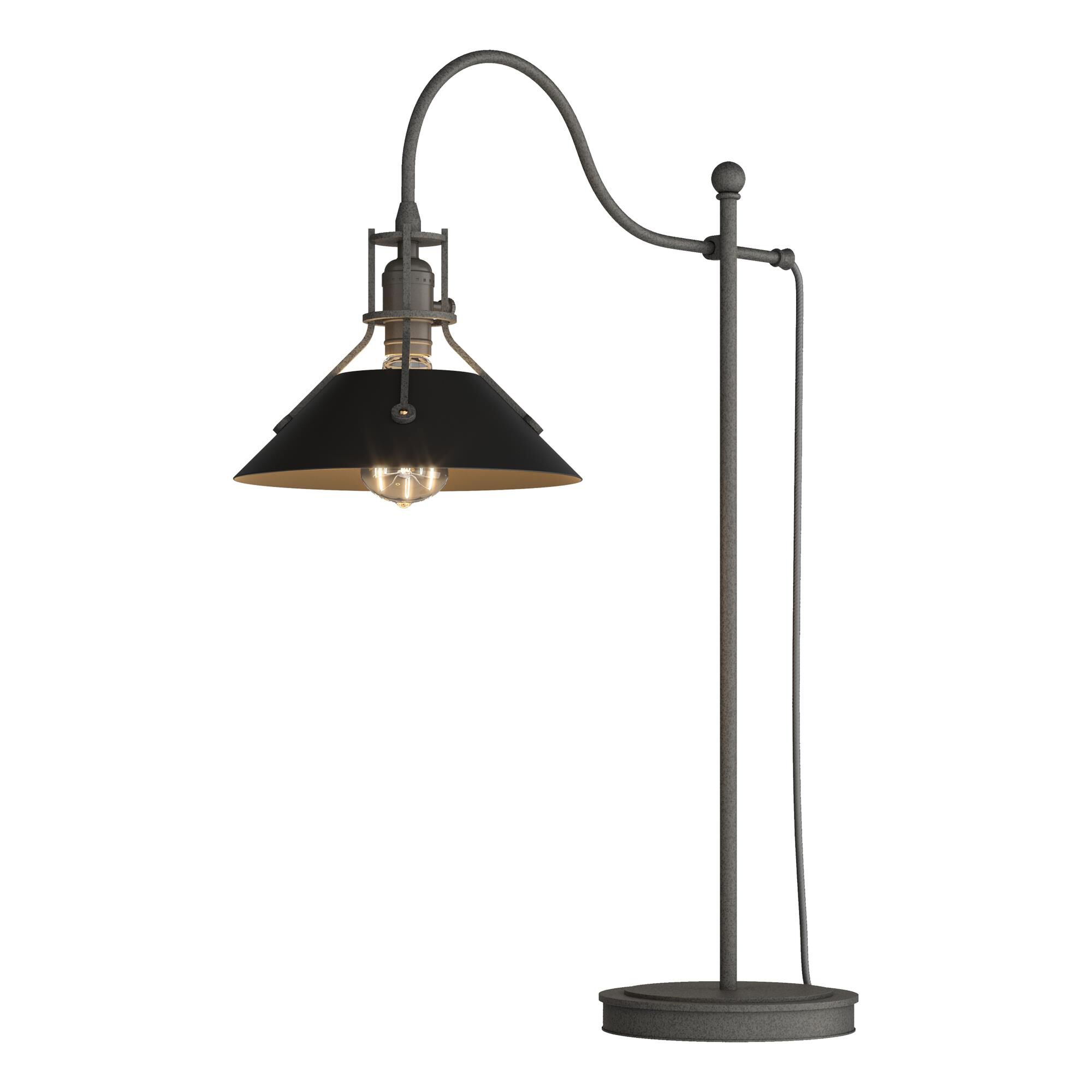 Shown in Natural Iron finish and Black accent