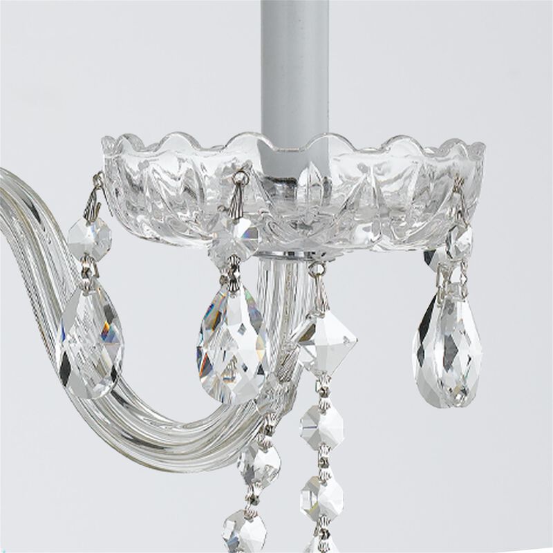 Traditional Crystal 16 Inch 3 Light Wall Sconce by Crystorama
